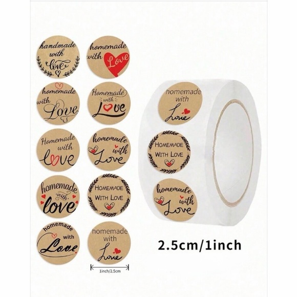 Rainbow Smile Cards 50pc and Stickers Roll 500pc of your choice - Picture 8 of 10